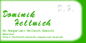 dominik hellmich business card